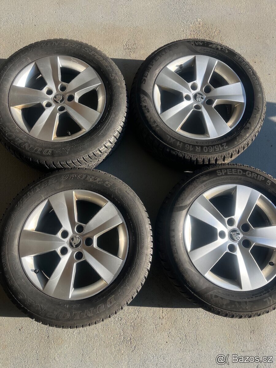 Originál Alu kola Škoda Superb 3