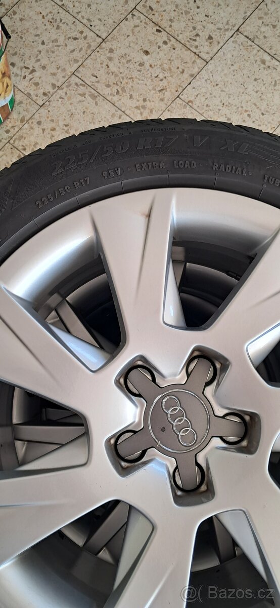 Alu kola na Audi 225/50/17 letní