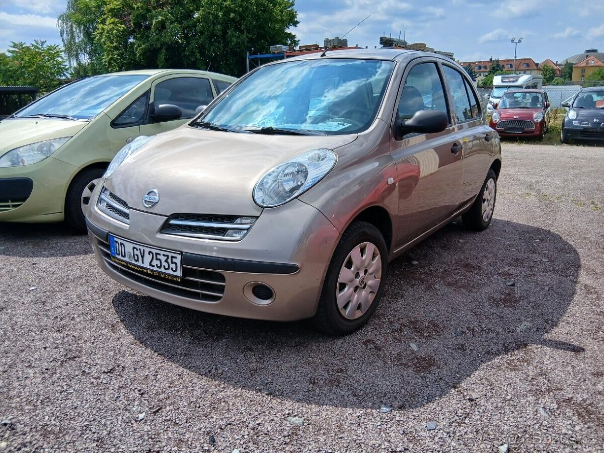 NISSAN MICRA 1.2 i VÝBORNÝ STAV rok 2007 STK 8/2026