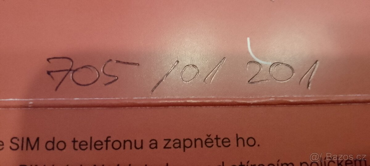 Telefonní číslo 705 101 201