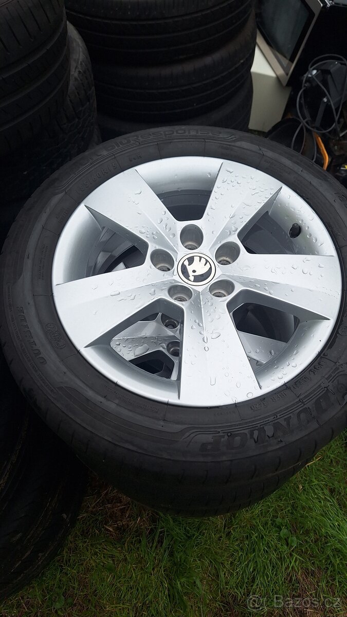 Alu kola 5x100 6Jx15 ET 38 185/60 R15