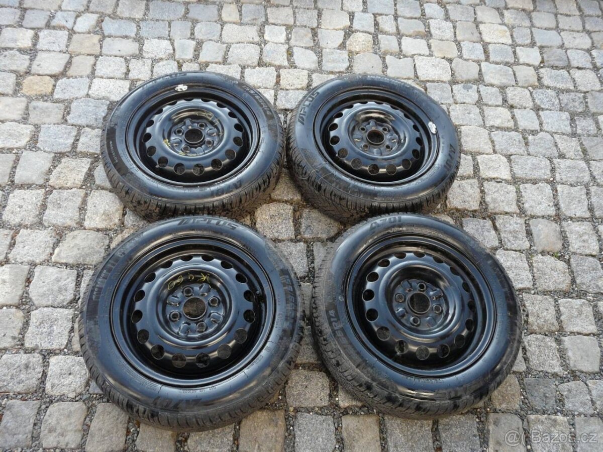 ZIMNÍ PNEU + DISKY PEUGEOT 14"TOYOTA14" 155/65R14