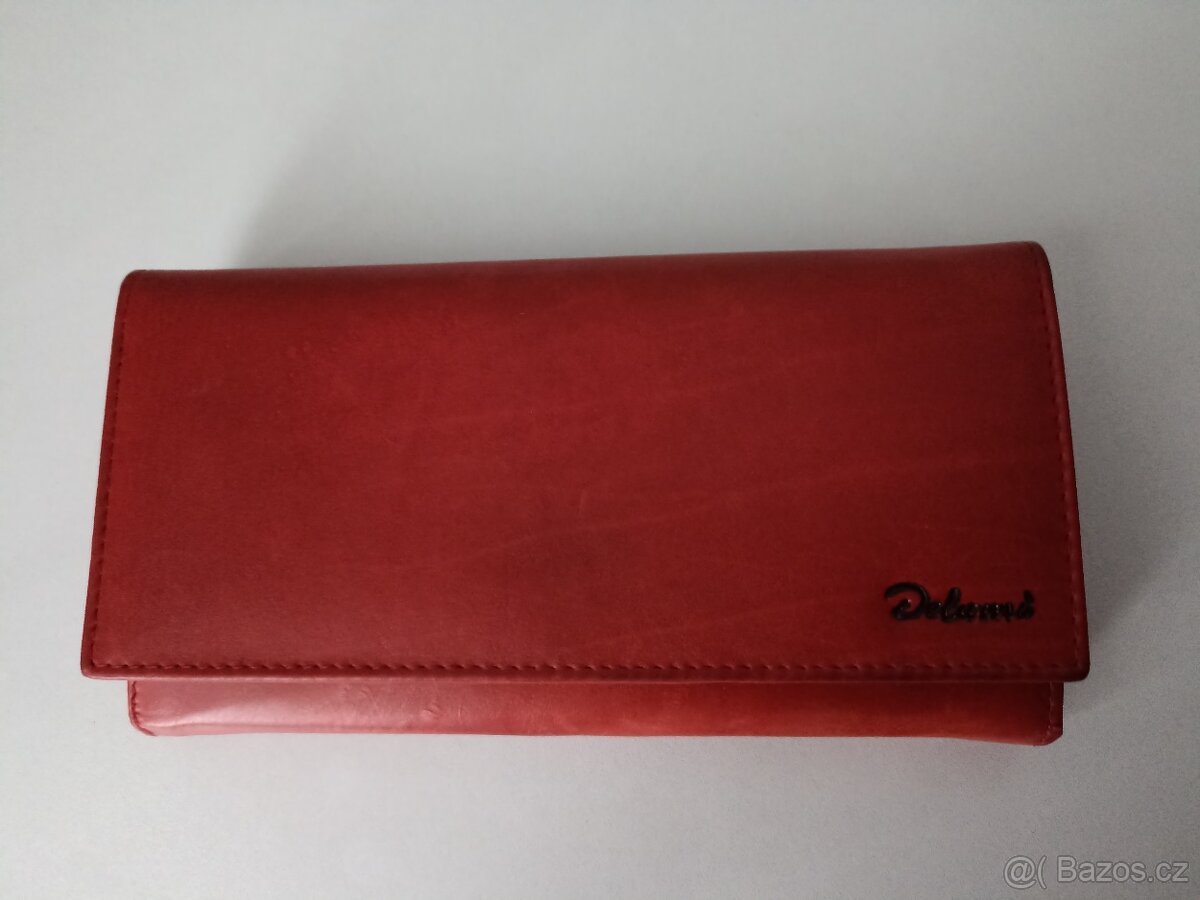 Dámská kožená peněženka Delami 18x9 cm