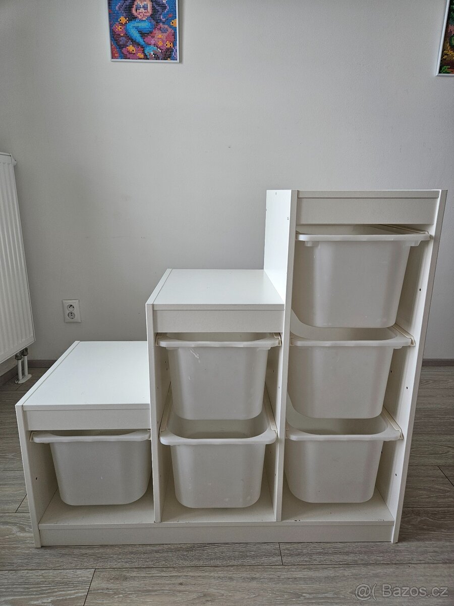 Trofast ikea, bílá