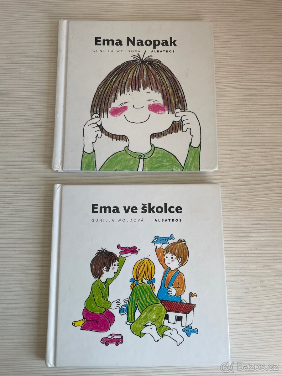 Knihy Ema naopak a Ema ve školce