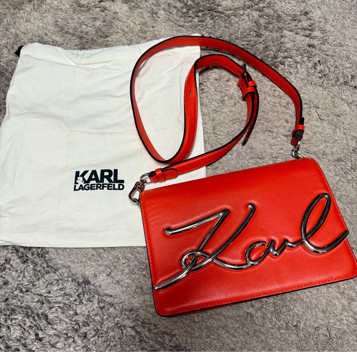 Kabelka Karl Lagerfeld (oranžová)