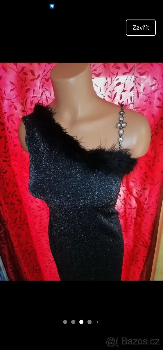 Dámské třpytivé šaty, vel. XS-S