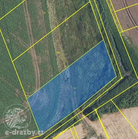 Prodej podílu 1/6 pole 11 414 m², Libníkovice