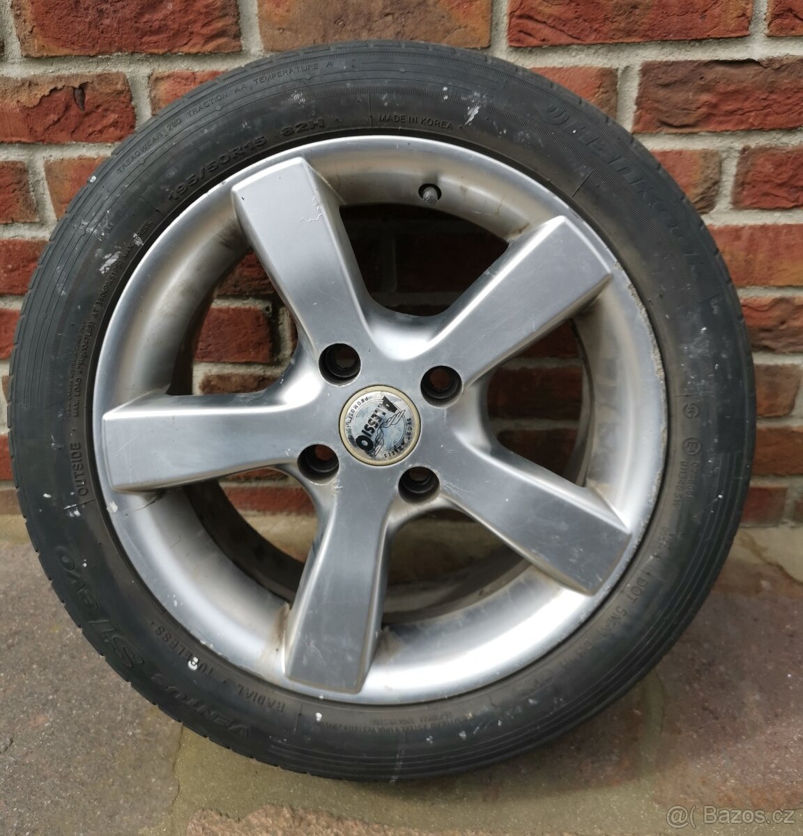 Alu kola 4x108 R15 Alessio 195/50 R15