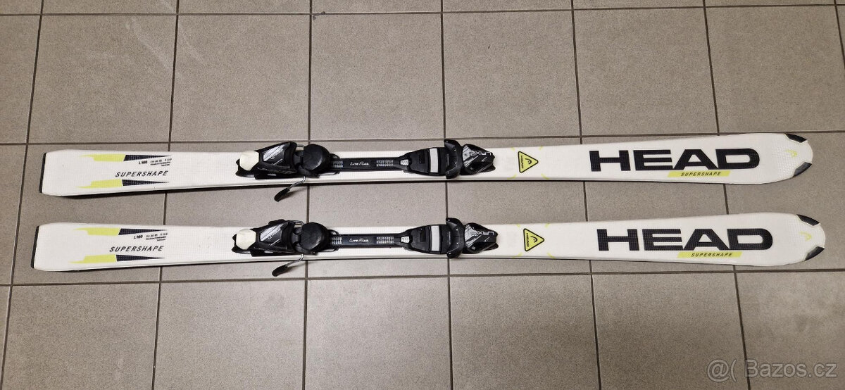 Sjezdové lyže HEAD Supershape 160cm po servisu