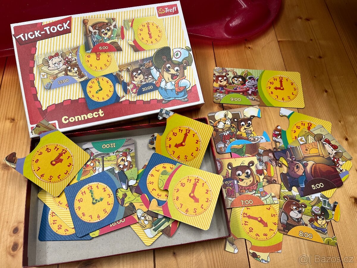 Desková hra na procvičování hodin