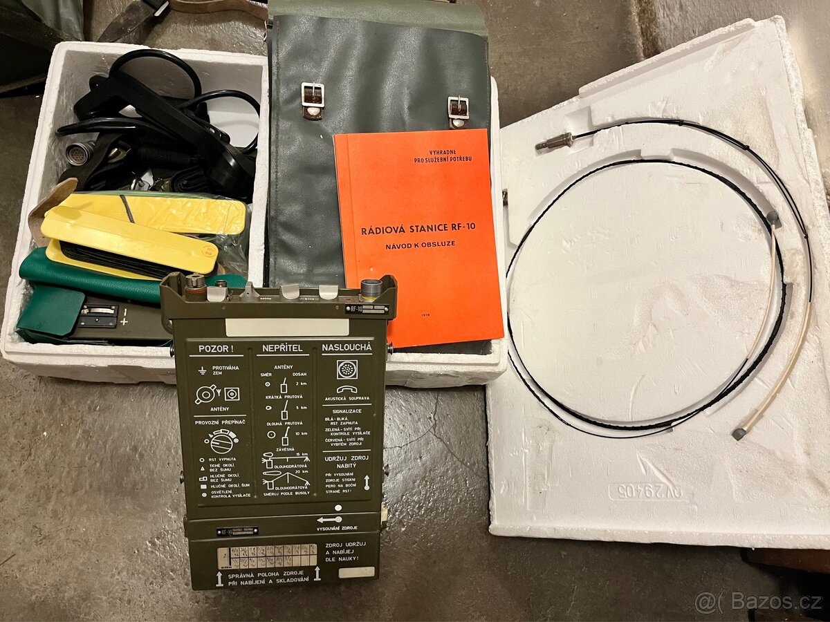 ČSLA radiostanice RF10 kompletní