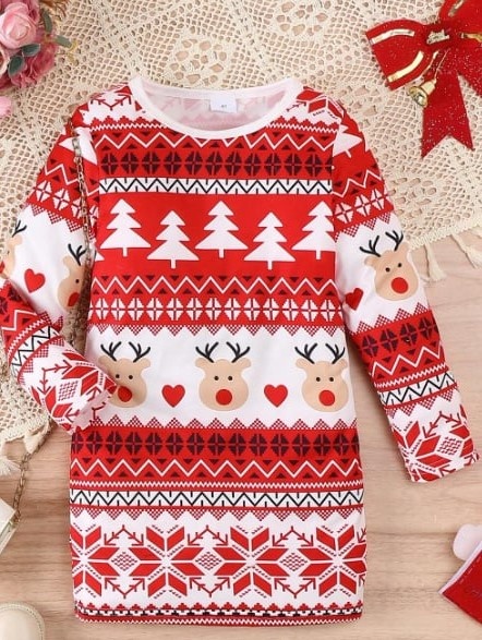 dětské Vánoční šaty