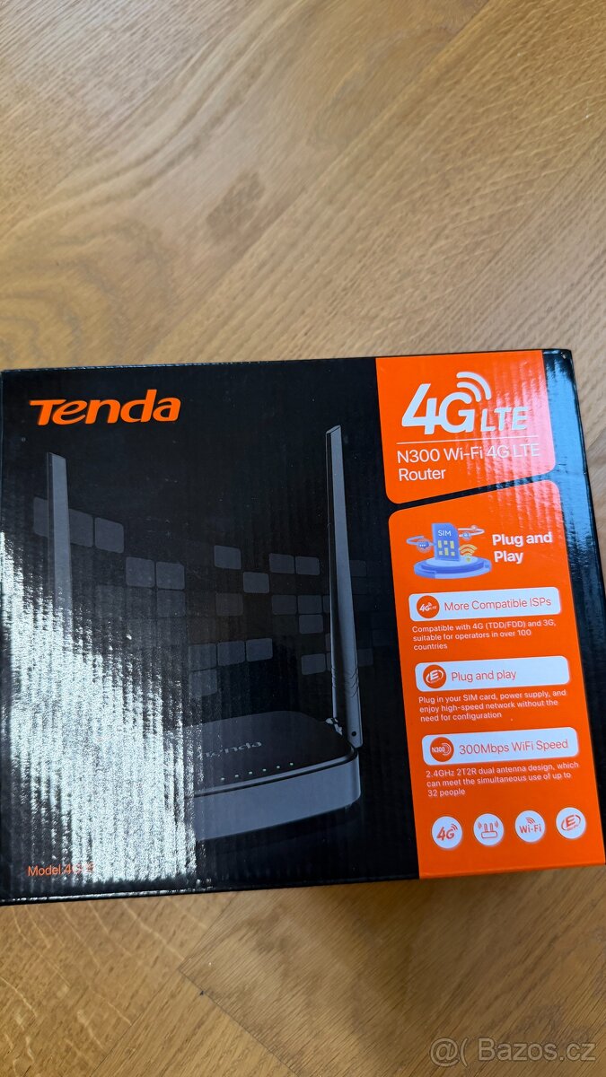 Tenda 4G05 - WiFi N300 4G LTE/3G router - zár ALZA 19.04.26