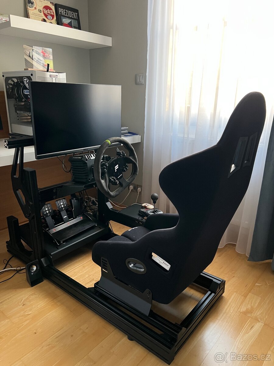 Simulátor simrig závodní trenažer SimLab GT1 EVO + Fanatec