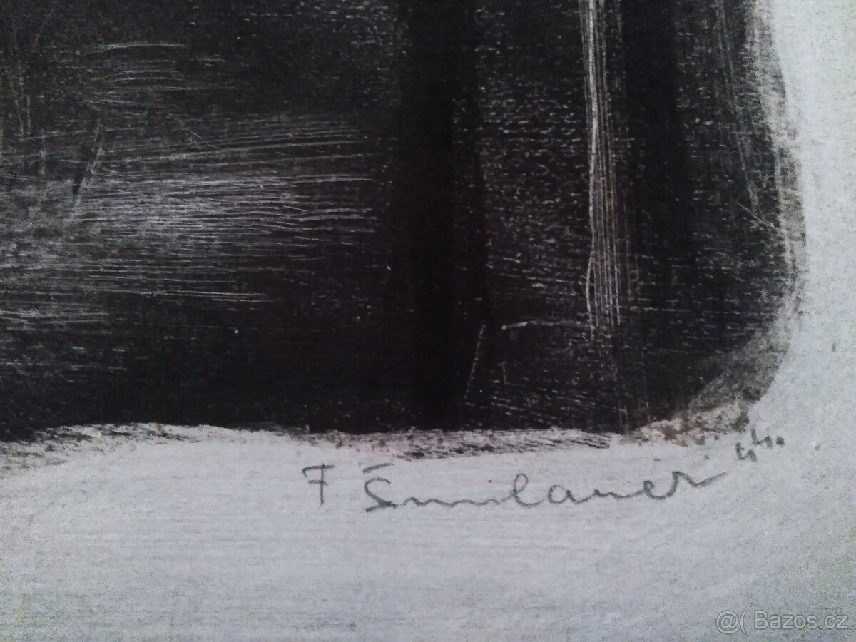 Prodám obraz- Františk Šmitauer 1944