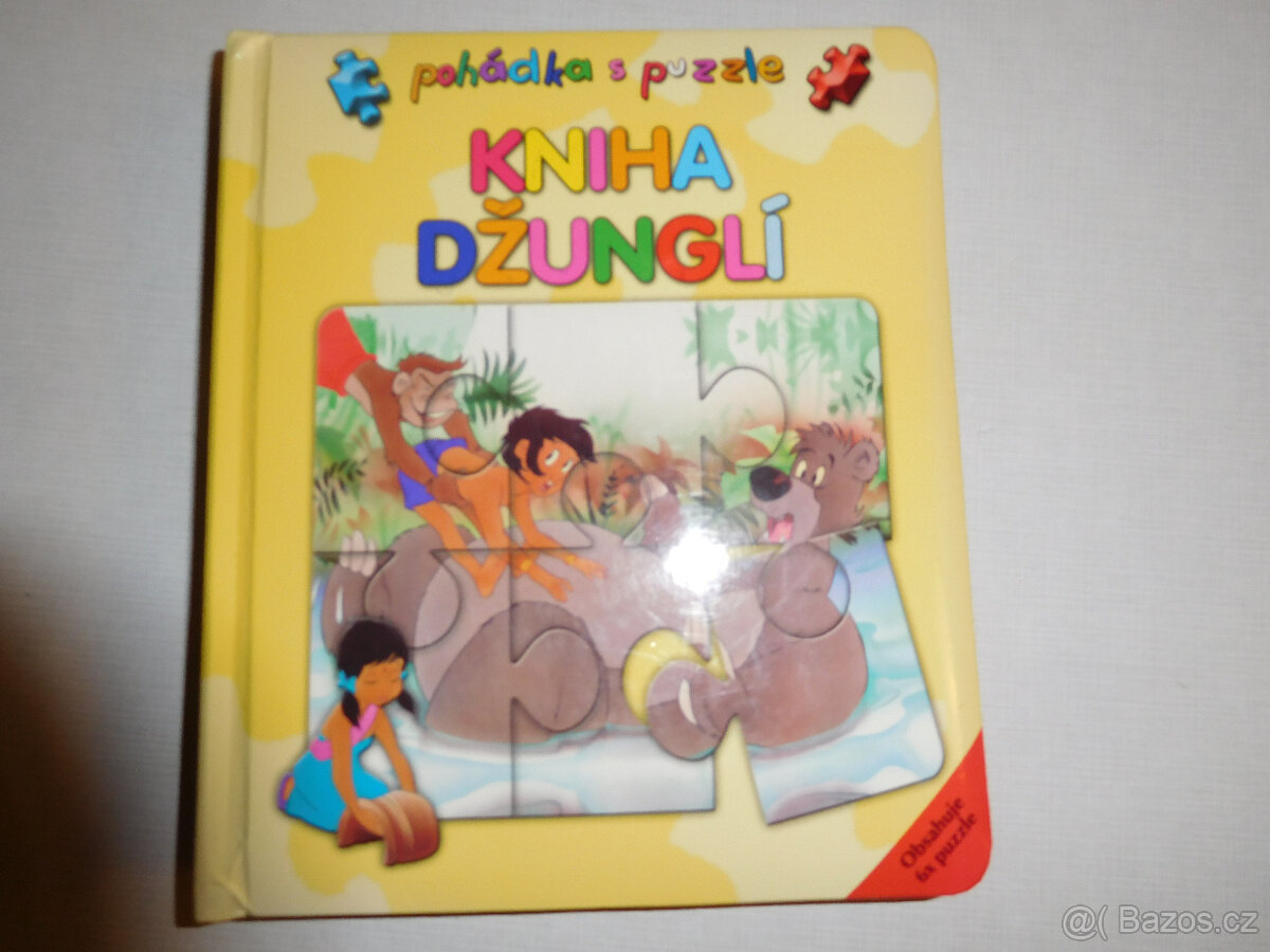 Od 4 let -Kniha džunglí , matematika a abeceda slov
