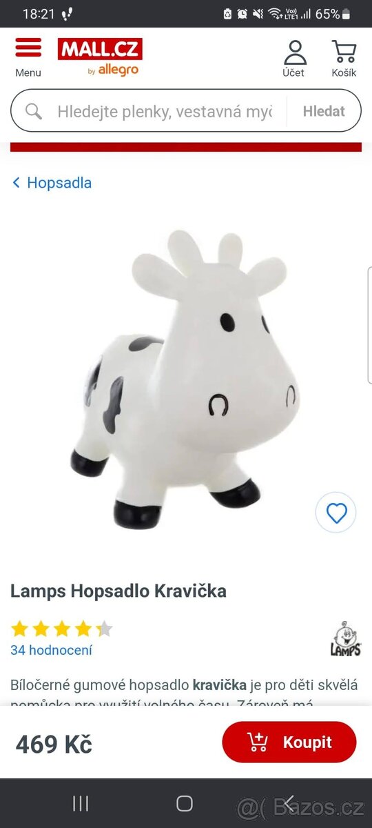 Lamps hopsadlo kravička