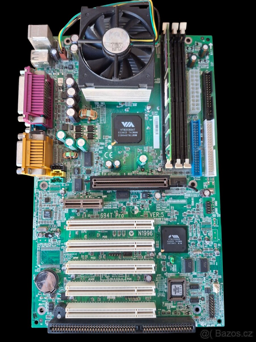 Retro základní deska MSI 694T Pro (Tualatin 1133))