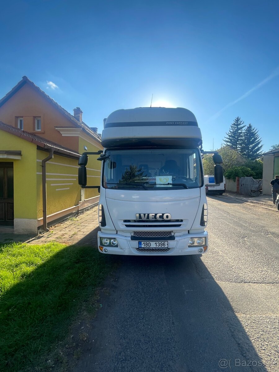 Iveco Eurocargo 75E 19 skříň s hydraulickým čelem