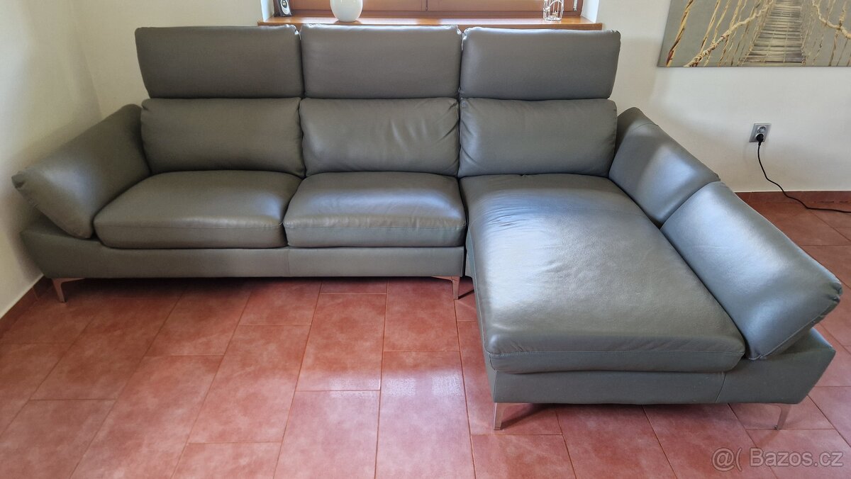 Kožená sedačka