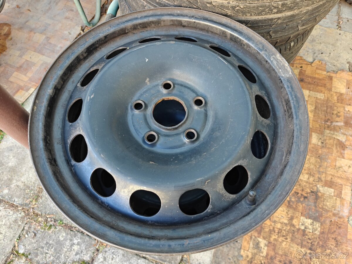 Sada 4ks plechove disky 5x112 6,5J x16 ET50
