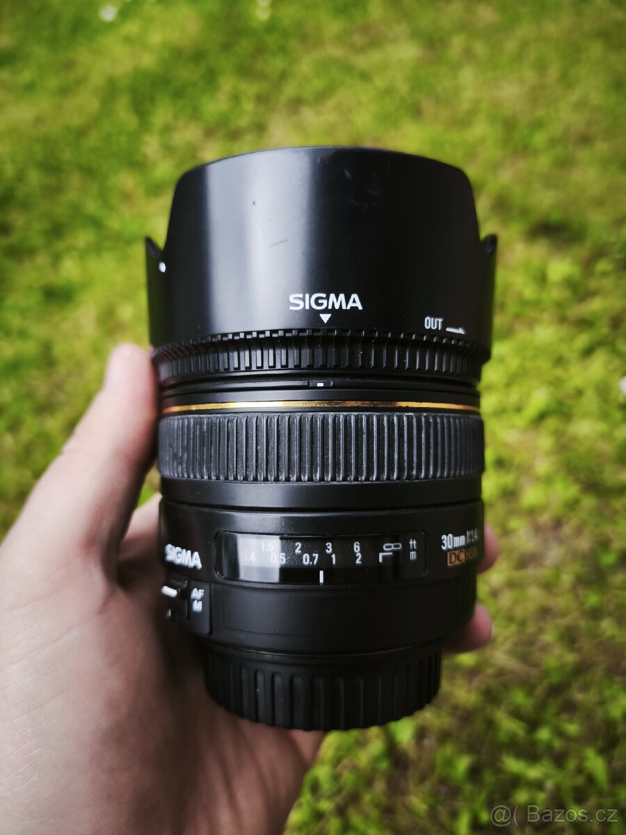 Sigma 30mm f/1,4 EX DC HSM pro Canon