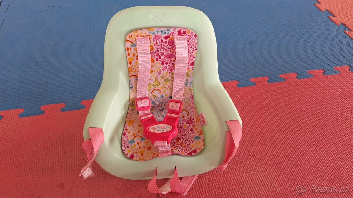 Sedačka na kolo BABY born + Helma na kolo
