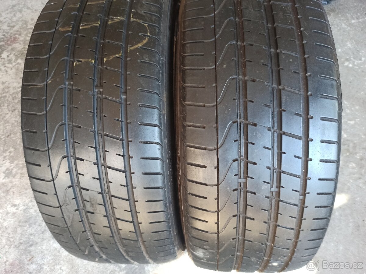 255/40/21 102Y PIRELLI 5,5 mm,dva kusy letních pneumatik