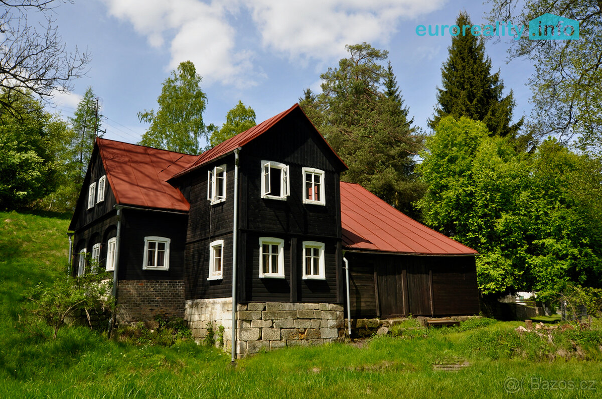 Prodej chalupy, 200 m2, pozemek 4.959 m2, Kytlice