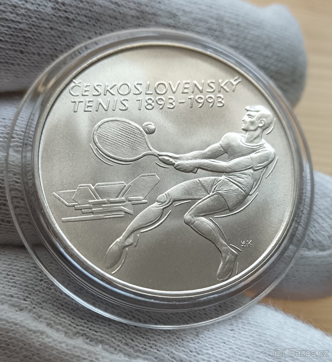 AG pamětní 500kčs Československý Tenis 1993 sbírkový stav