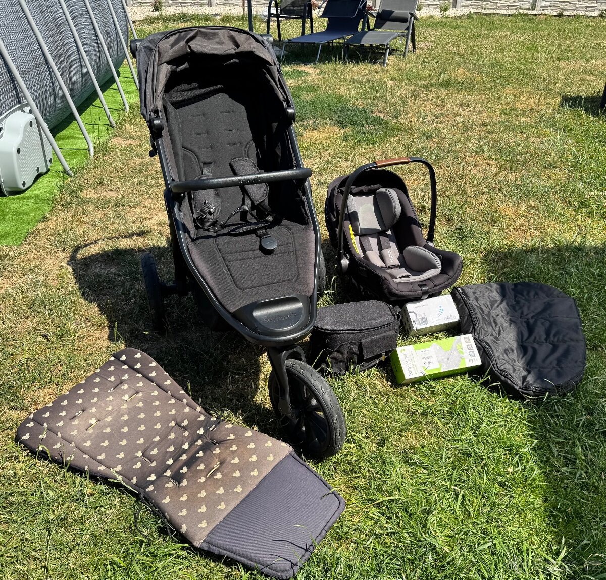 Kočárek Baby Jagger city elitě 2, vajíčko Nuna pípa next
