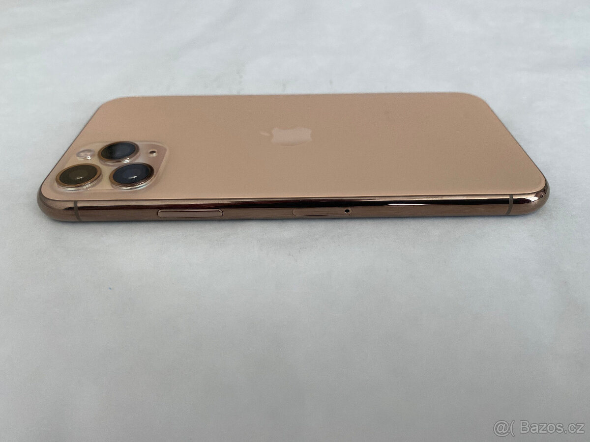APPLE IPHONE 11 PRO 256 GB ZLATÝ,12 MĚS.ZÁRUKA,BAT. 100%