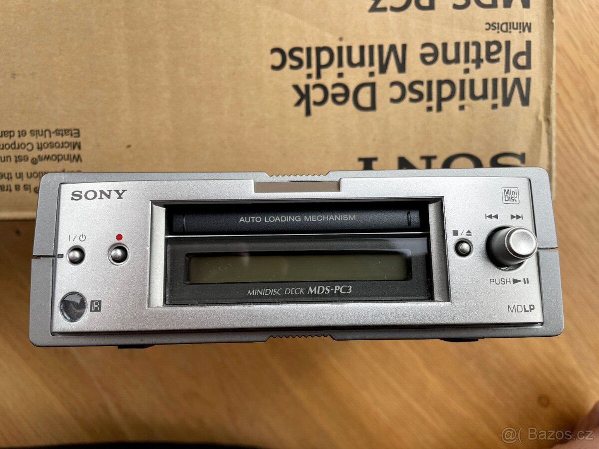 Minidisc SONY MDS-PC3 + doplnky PCLK-MN10 USB