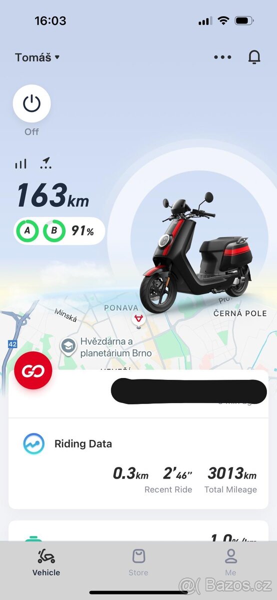 Elektrický skútr NIU NQi GT Sport