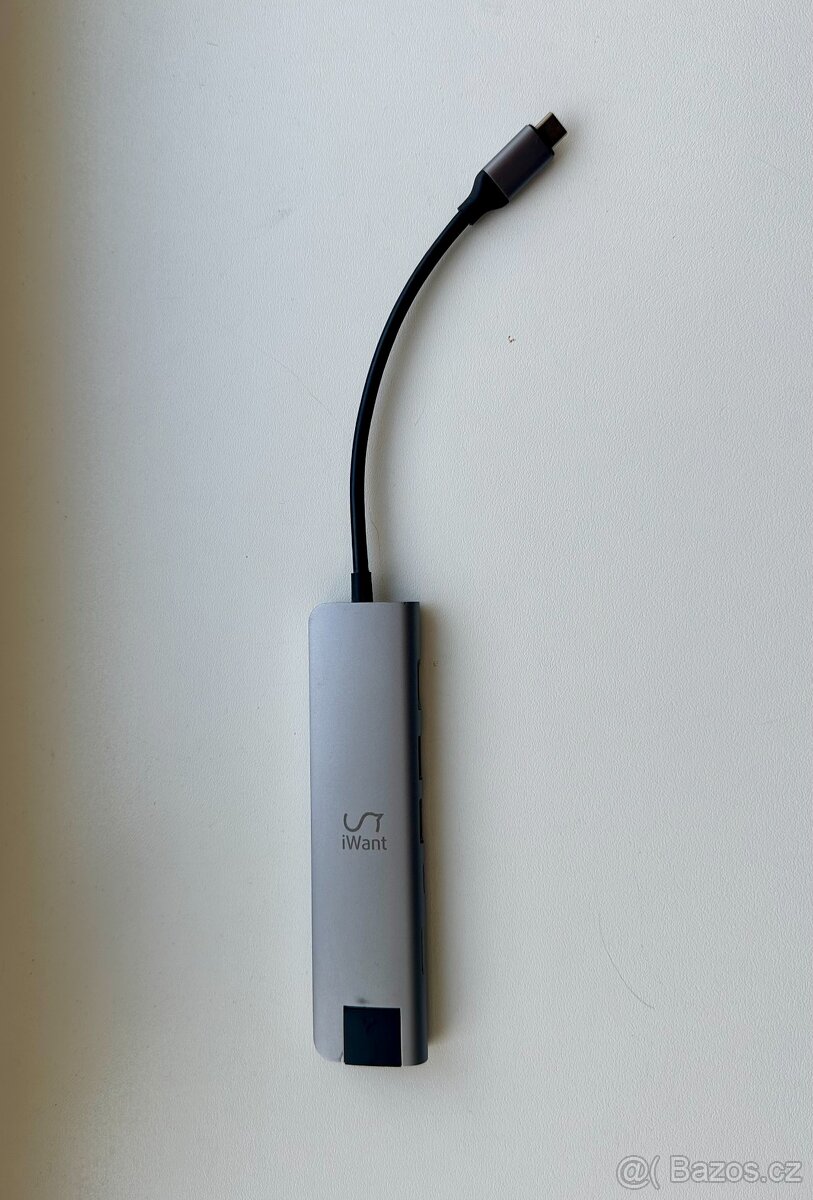 iWant Type-C Hub 7v1 Multimedia vesmírně šedý