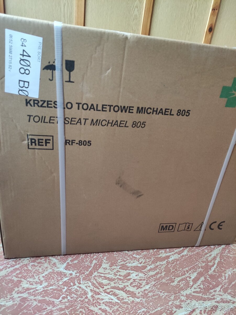 Toaletní židle Michael RF-805 ,nová, nerozbalená