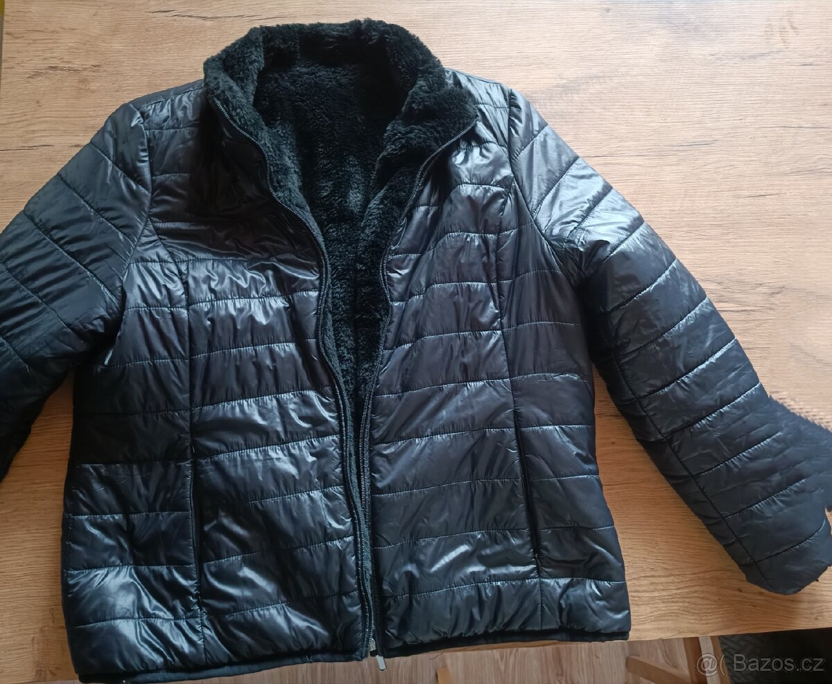 Oboustranná zimní bunda vel XL