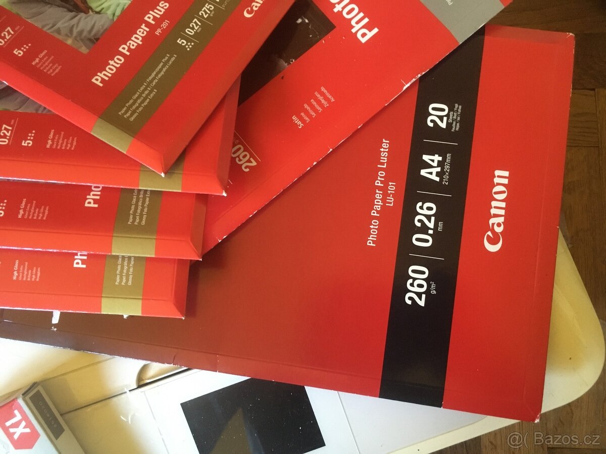 Fototiskarna Canon Pixma MG7550 + fotopapíry v ceně 2500