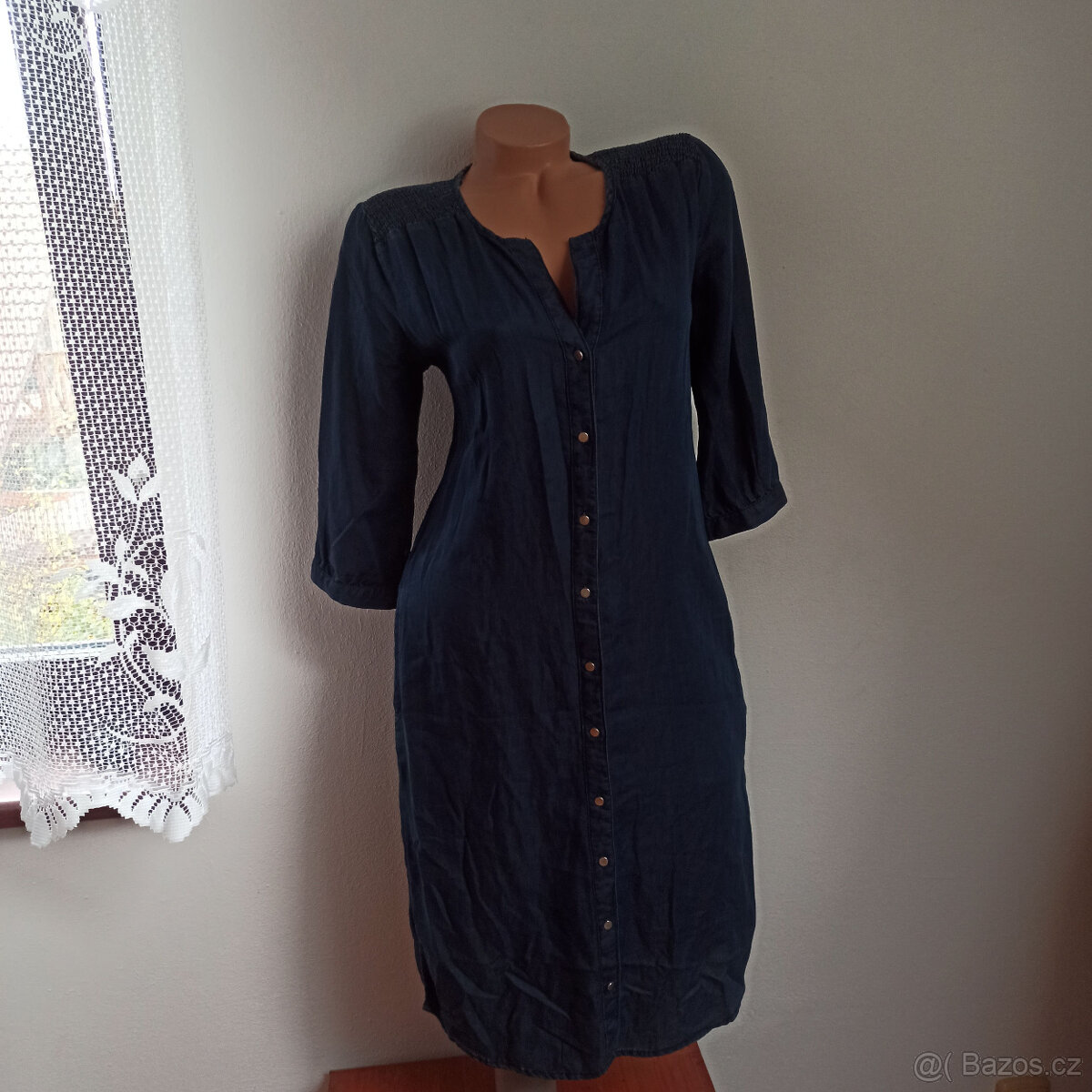 dámské košilové šaty 36 - 38  TOP STAV