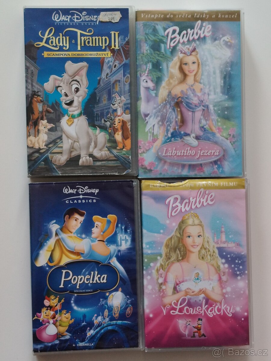 VHS videokazety 6 pohádky