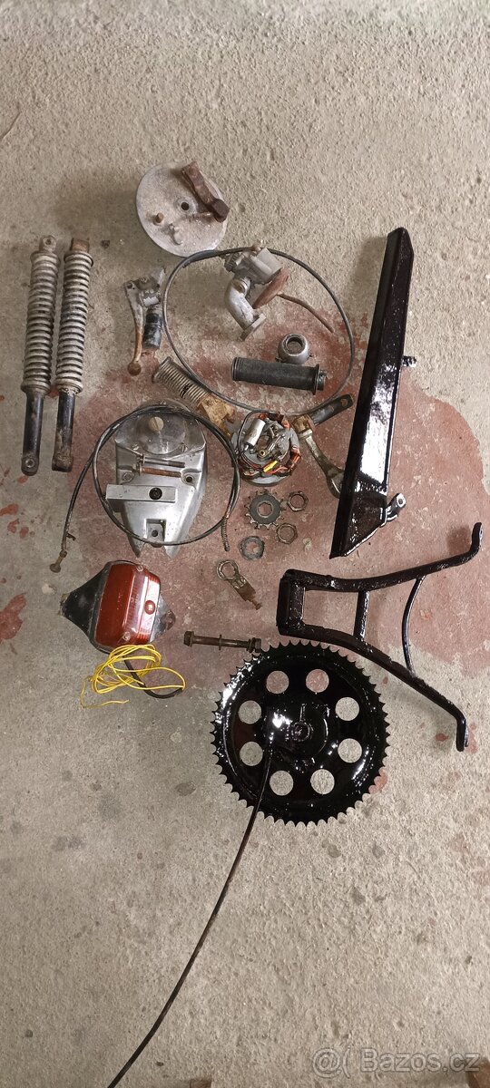 Náhradní díly Jawa Mustang 23