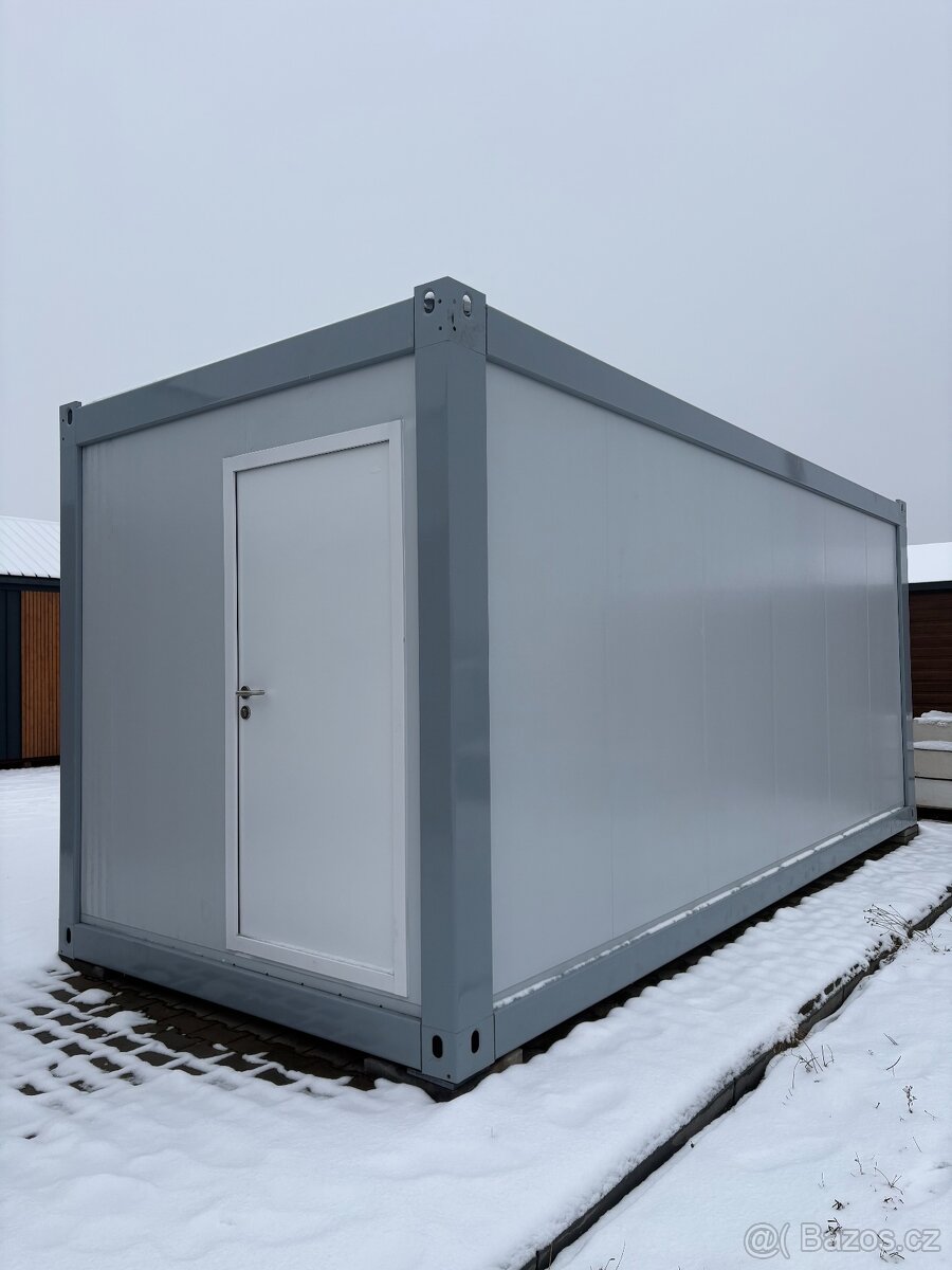 NOVÁ ZATEPLENÁ STAVEBNÍ BUŇKA 6 × 2,4 m