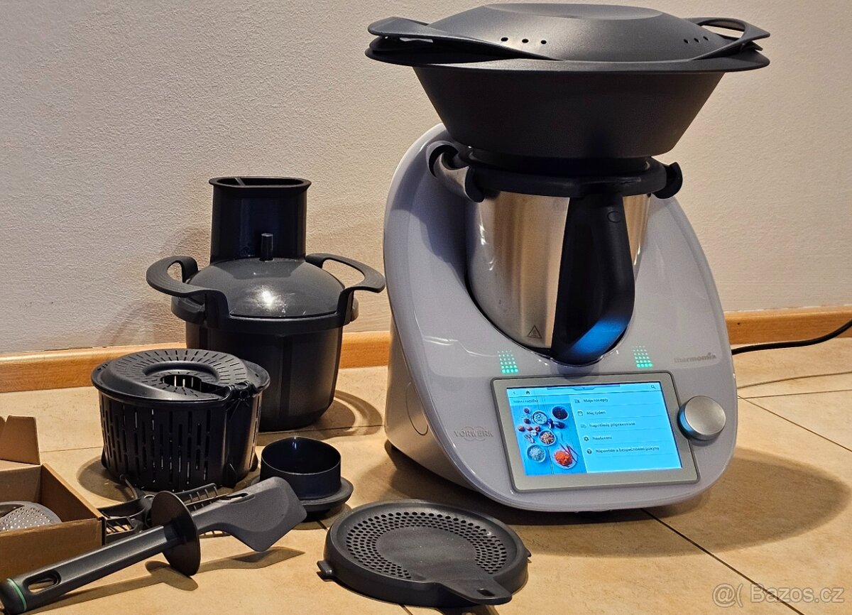 Thermomix TM6 (od 2023) + kryt nožů+multifunkční kráječ 2v1