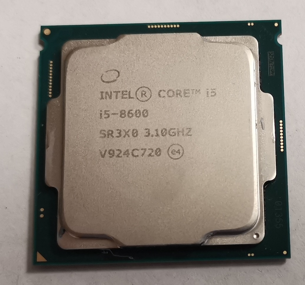 CPU intel i5-8600 SR3X0