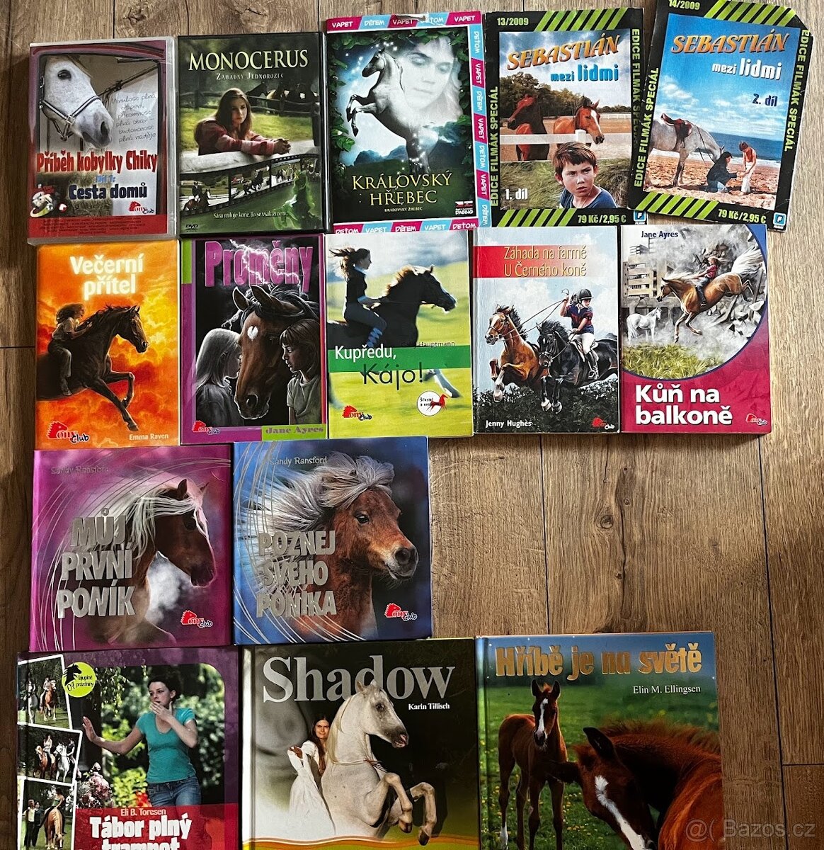 Knihy o koních, vydavatelství Pony Club + encyklopedie