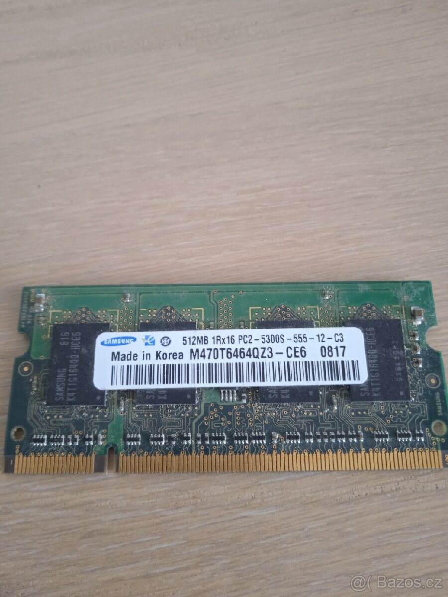 Samsung 512 mb SO-DIMM DDR 2