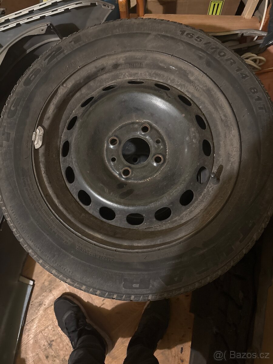Plechače, kola 4x100 165/70r14