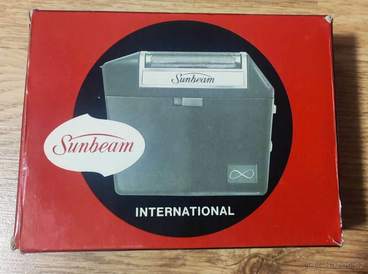 Elektrický holící strojek zn. Sunbeam - funkční (USA výroba)