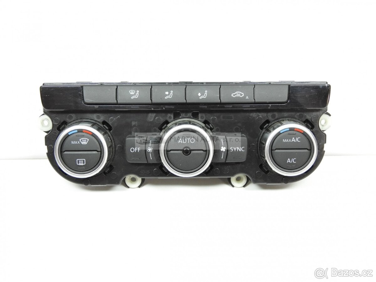 vw passat b8 ovladači panel klimatizace